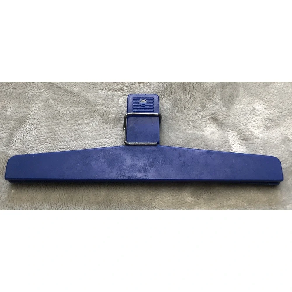 Vintage Confederation Life Insurance‎ Board File Bag Clip Blue Plastic 8 in